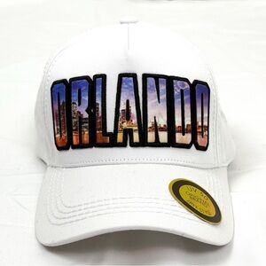Orlando White Velcro Cap
